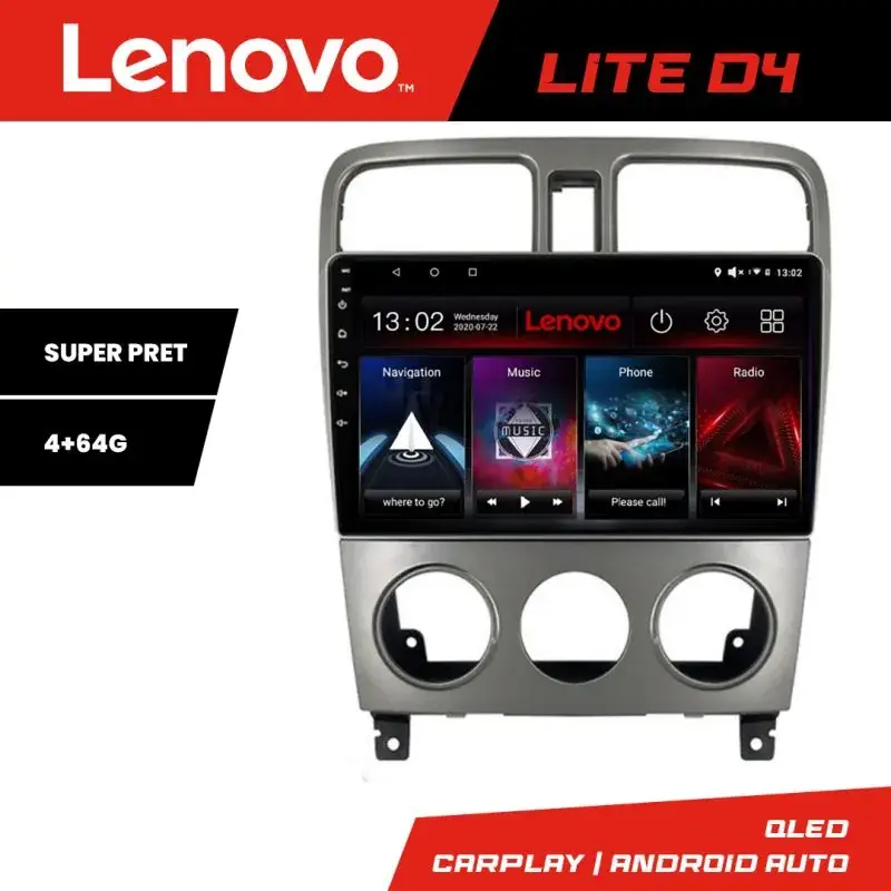 Super ofertă Navigatie Subaru Forester 2004-2008 Lenovo Kit-FORESTER 4+64 GB Android Waze USB Navigatie Internet Youtube Radio