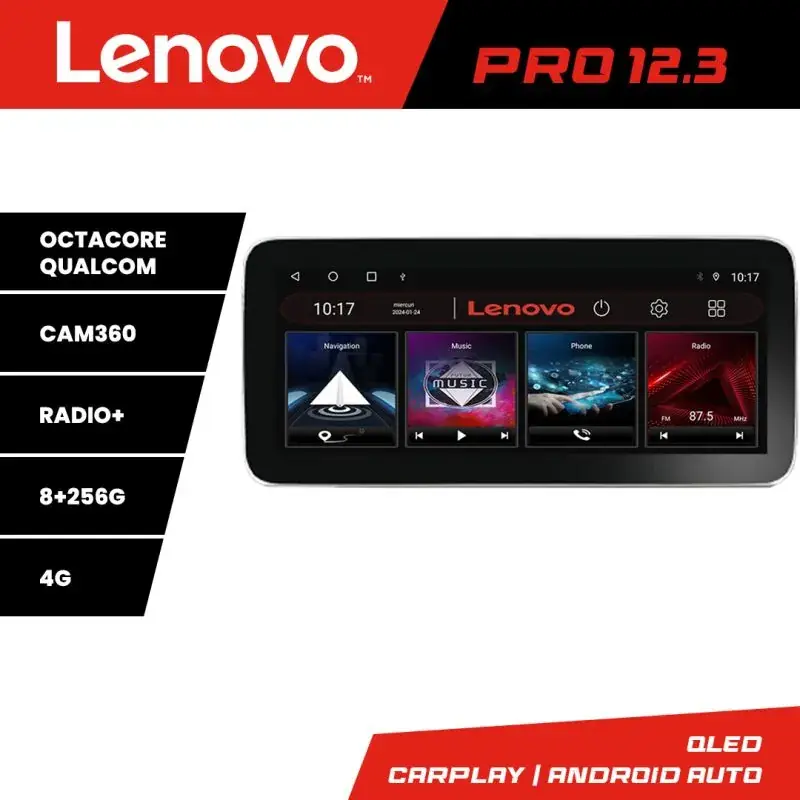 Reducere specială Navigatie Kia Ceed 2020- Lenovo PRO 8+256 12.3 inch qled android 4G DSP gps internet  8Core