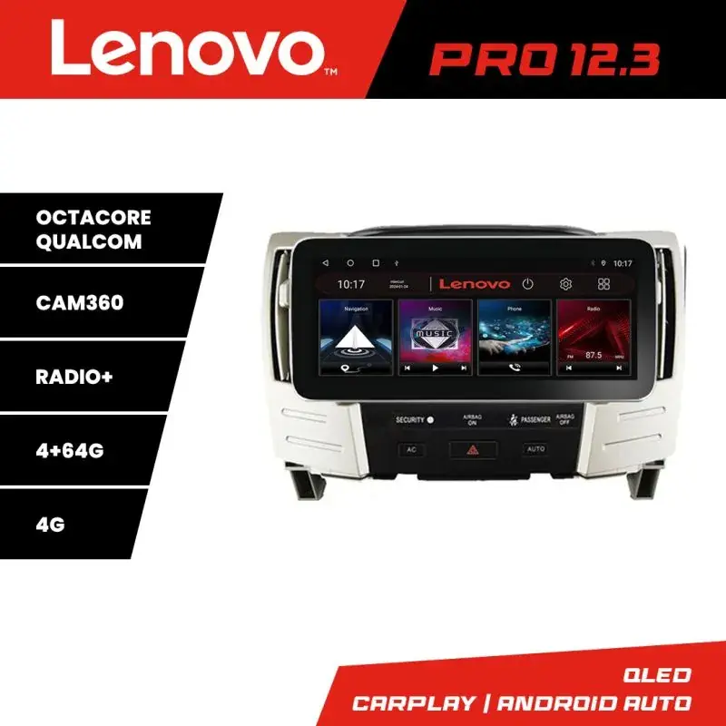 Reducere de preț Navigatie Lexus RX300 2003-2008 Lenovo PRO 4+64 12.3 inch qled android 4G DSP gps internet  Kit-RX300