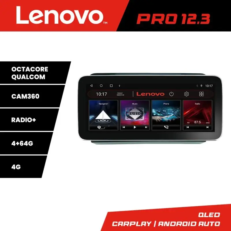 Chilipir Navigatie VW PQB K-vw Lenovo PRO 4+64 12.3 inch qled android 4G DSP gps internet  8Core