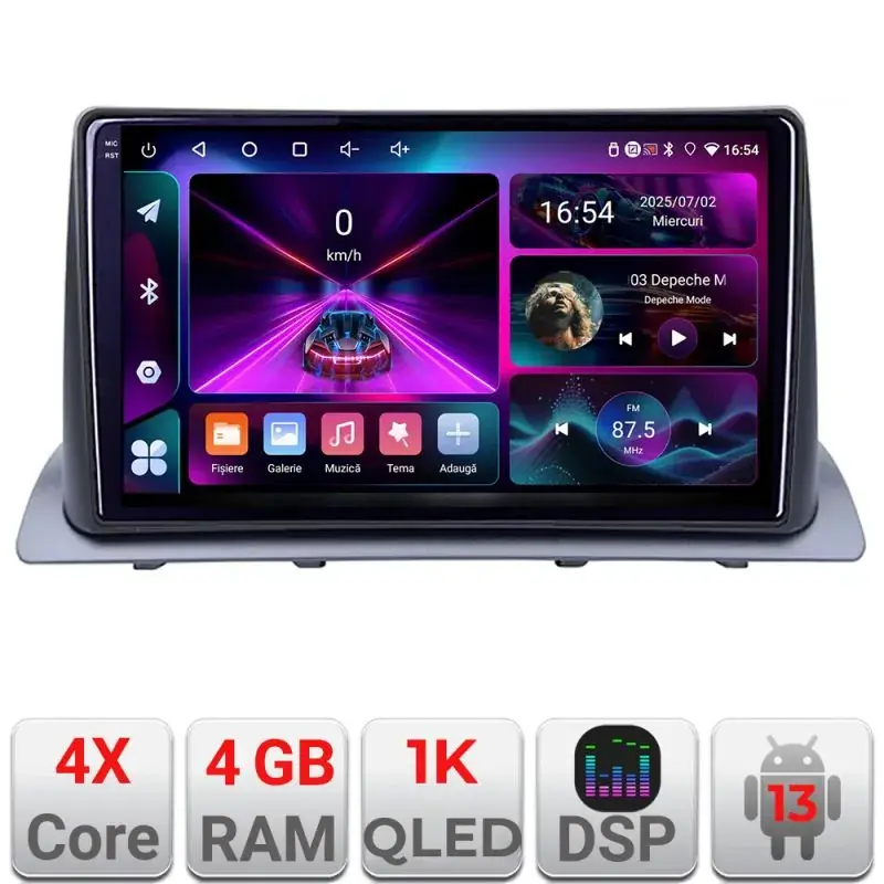 Ultima șansă Navigatie Honda CR-V 2023- dedicata Android radio gps internet 4+64 InCell Display 1K kit-cr023+EDT-E210-RK