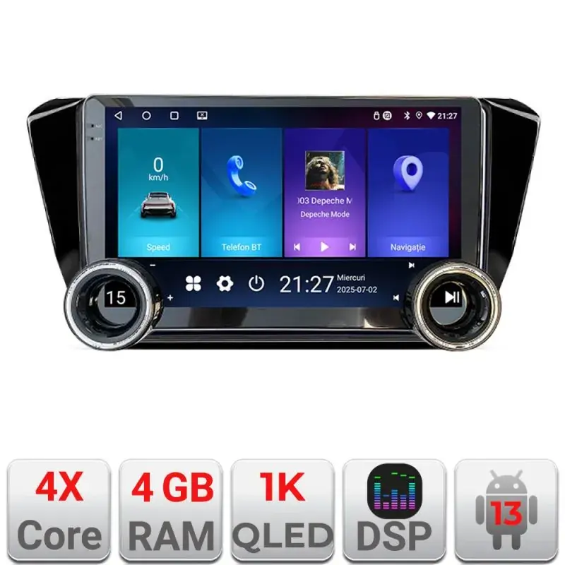 Vezi acum Navigatie Skoda Superb 3 2015- Kit-932 Edotec  4+64 10.5 inch Incell 1K android Wifi 5Ghz gps internet  C
