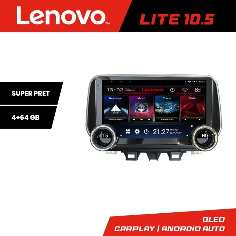 Calitate înaltă Navigatie Hyundai Tucson 2019 Lenovo  8 core 4+64 10.5 inch Incell 1K android Wifi 5Ghz gps internet  Kit-1135