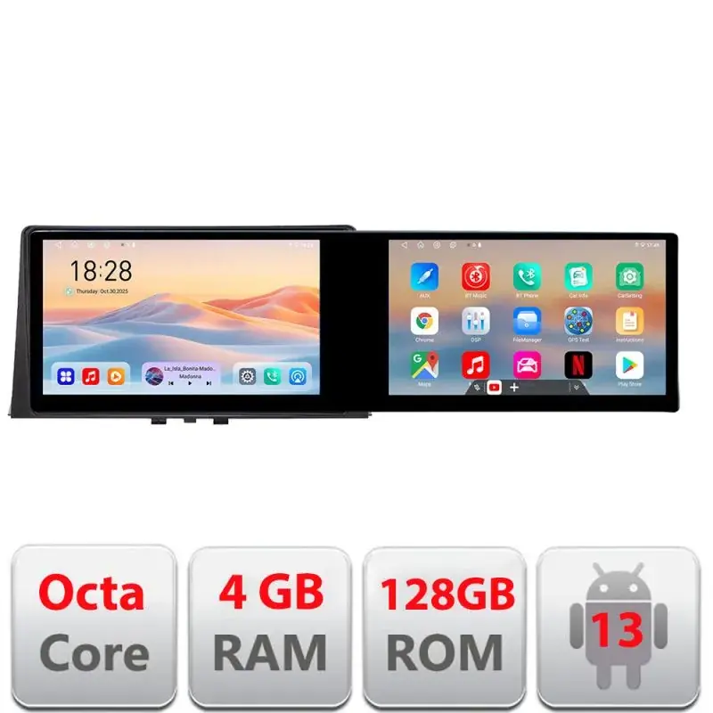 Bestseller Navigatie Citroen Berlingo 2019- Kit-berlingo18 Edotec 2 ecrane  8 core 4+128 21.6 inch Incell android Wifi 5Ghz gps internet