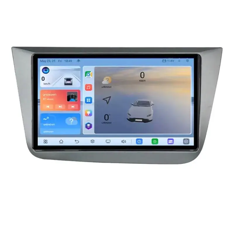 Vezi acum Navigatie Seat Leon 2005-2012 C-leon05 Android 8 Core 2.2 Ghz 8+128 Qled 1K ADAS 4G LTE GPS 360 kit-leon5+EDT-E409V3