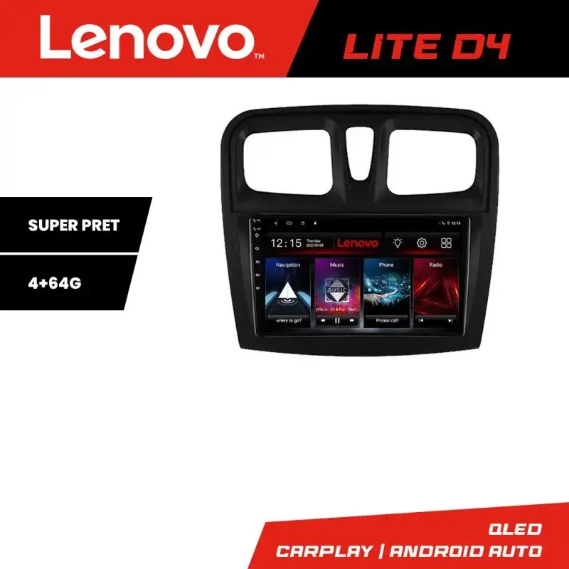 Bestseller Navigatie Dacia Sandero 2012-2020 var B Android radio gps internet quad core 4+64 Lenovo