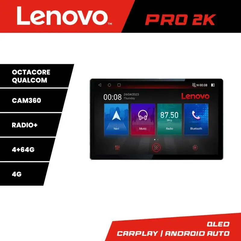 Cumpărături sigure Navigatie Fiat Tipo 2020- Lenovo PRO 4+64 13 inch 2K android 4G DSP gps internet  Kit-tipo2022