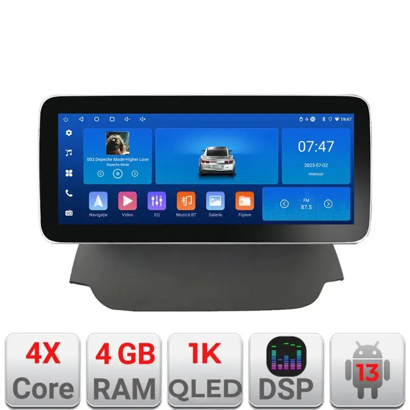 Vezi acum Navigatie Ford Ecosport 2013-2016 K-232 Edotec 4+64 12.3 inch Incell 1K android Wifi 5Ghz gps internet a