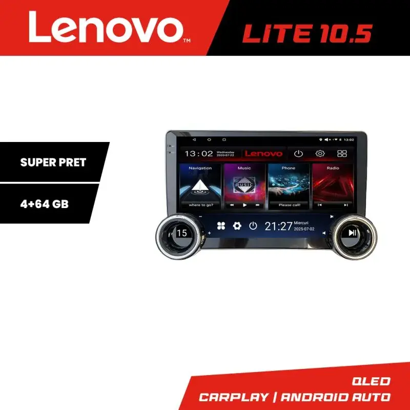 Bestseller Navigatie Citroen C3 2018- Lenovo  8 core 4+64 10.5 inch Incell 1K android Wifi 5Ghz gps internet