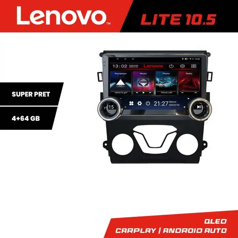 Vezi acum Navigatie Ford Mondeo 2013- Kit-377 Lenovo  8 core 4+64 10.5 inch Incell 1K android Wifi 5Ghz gps internet