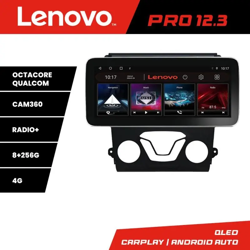 Reducere de preț Navigatie Ford Mondeo 2013- K-377 Lenovo PRO 8+256 12.3 inch qled android 4G DSP gps internet  8Core