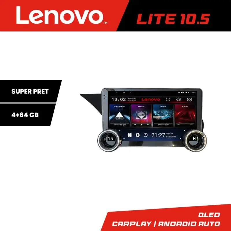 Calitate înaltă Navigatie Mercedes GLK NTG4 Kit-glKit-ntg4 Lenovo  8 core 4+64 10.5 inch Incell 1K android Wifi 5Ghz gps internet