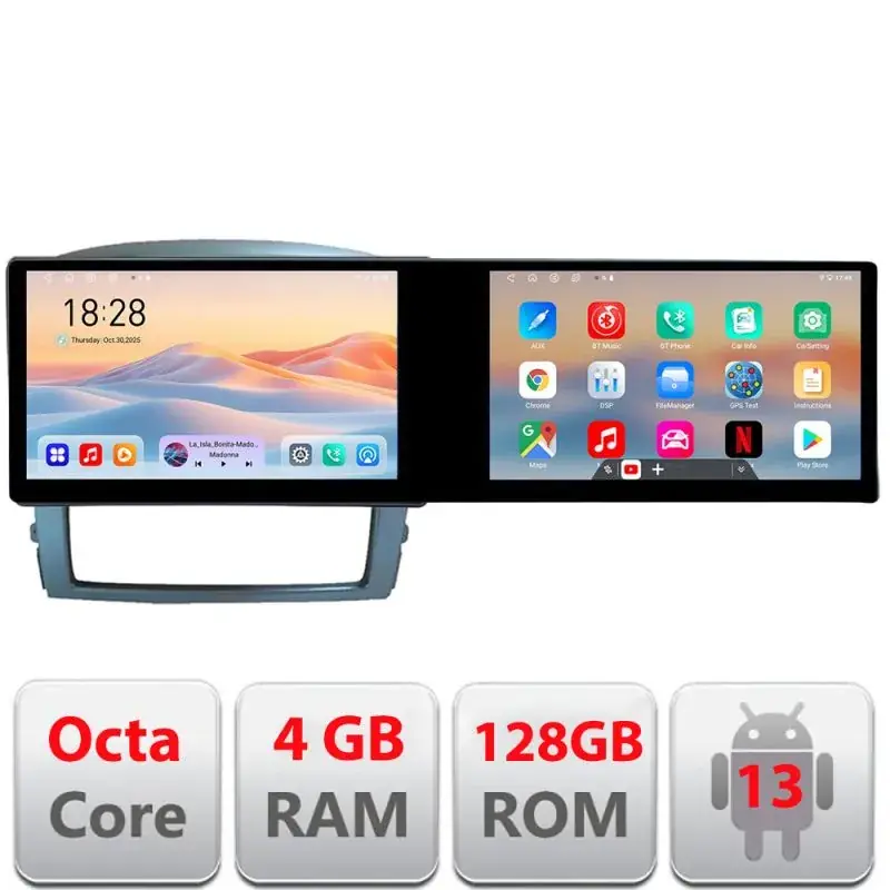 Vezi acum Navigatie Kia Sorento 2006-2009 Edotec 2 ecrane  8 core 4+128 21.6 inch Incell android Wifi 5Ghz gps internet  Kit-sorento2002+EDT-E70