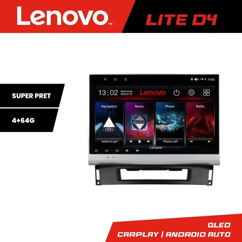 Vezi acum Navigatie Opel Astra J Quad Core Lenovo Kit-072 4+64 GB Android Waze USB Navigatie Internet Youtube Radio