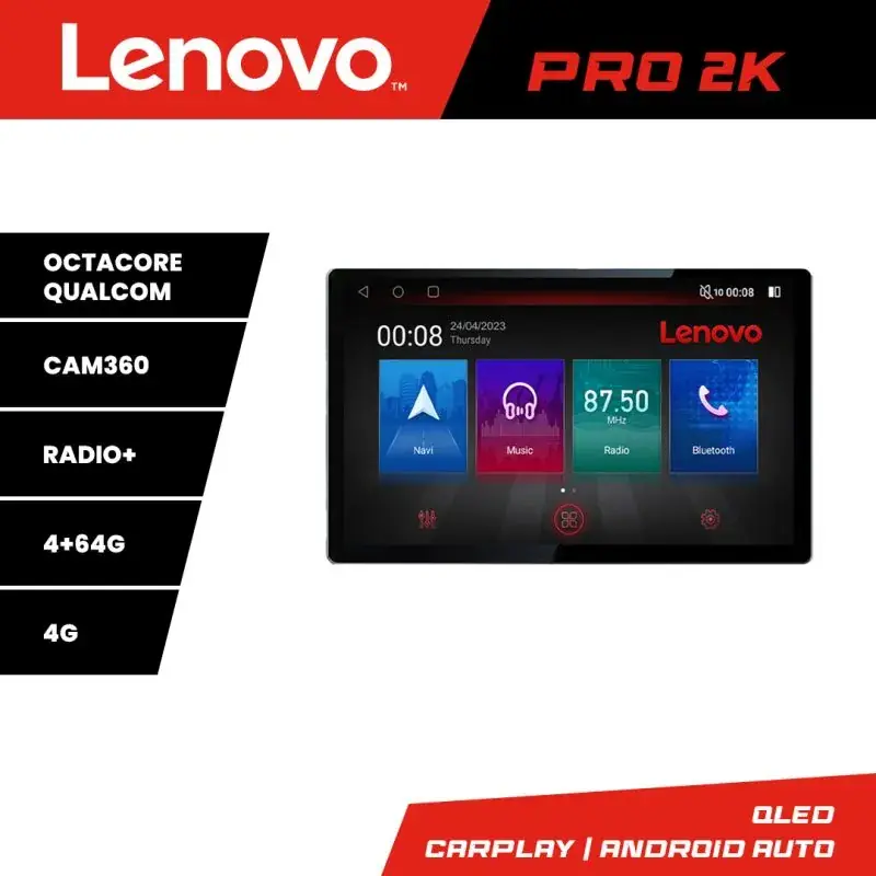 Calitate înaltă Navigatie VW PQB K-vw Lenovo PRO 4+64 13 inch 2K android 4G DSP gps internet  8Core v2