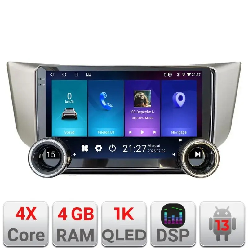 Vezi acum Navigatie Lexus RX 2003-2009 Kit- rx-03 Edotec  4+64 10.5 inch Incell 1K android Wifi 5Ghz gps internet