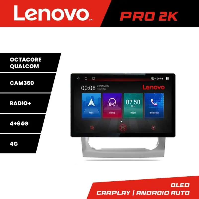 Reducere specială Navigatie Ford Focus clima automata K-140-automatic Lenovo PRO 4+64 13 inch 2K android 4G DSP gps internet