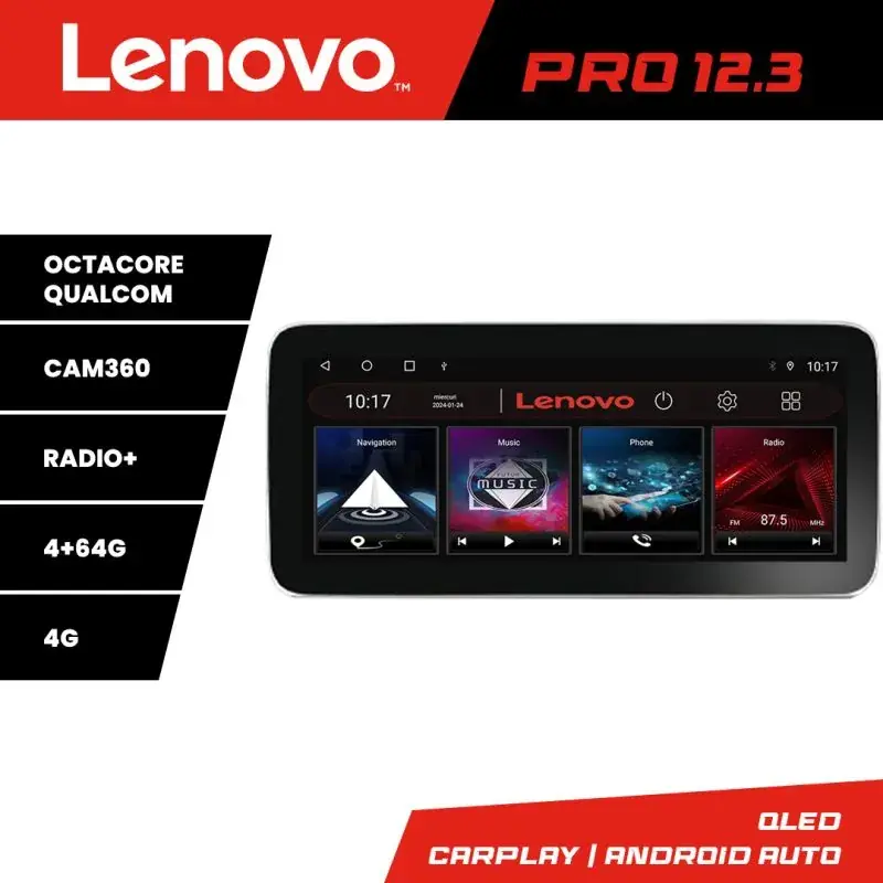 Chilipir Navigatie grupul VW K-933 Lenovo PRO 4+64 12.3 inch qled android 4G DSP gps internet  8Core