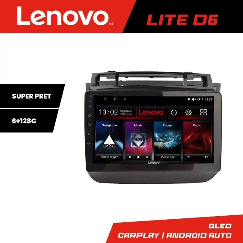 Transport gratuit Navigatie VW Touareg 2011-2018 Lenovo 8 core 6+128 GB Android Waze USB Navigatie Internet Youtube Radio