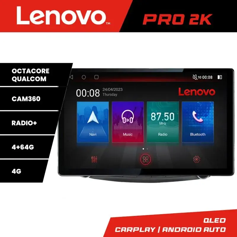 Cel mai vândut Navigatie Lexus IS 2005-2011 K- IS Lenovo PRO 4+64 13 inch 2K android 4G DSP gps internet  C