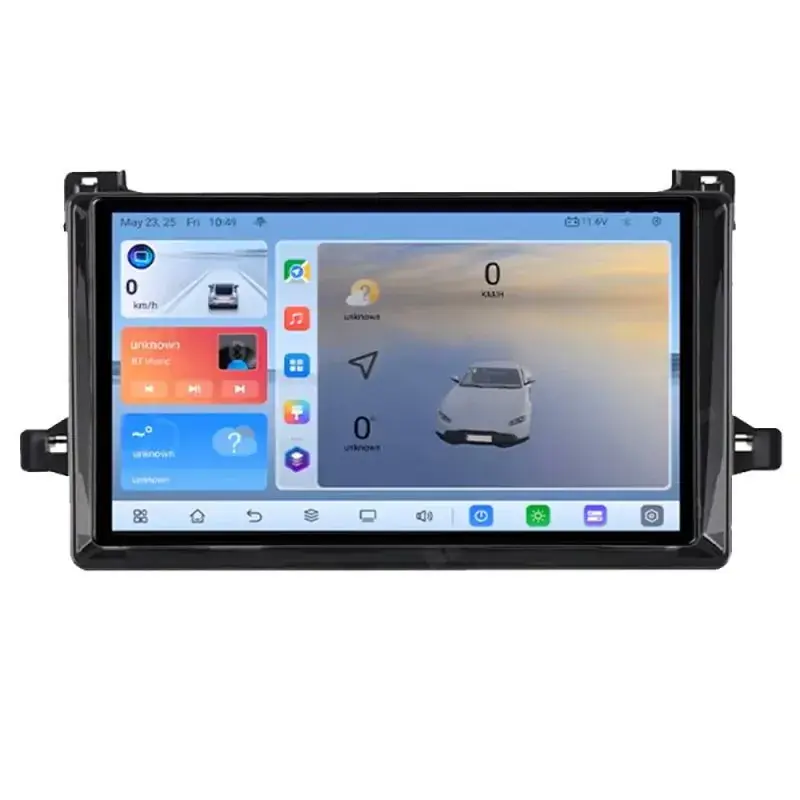 Bestseller Navigatie Toyota Prius 2015- C-TY50 Android 8 Core 2.2 Ghz 8+128 Qled 1K ADAS 4G LTE GPS 360 KIT-TY50+EDT-E409V3