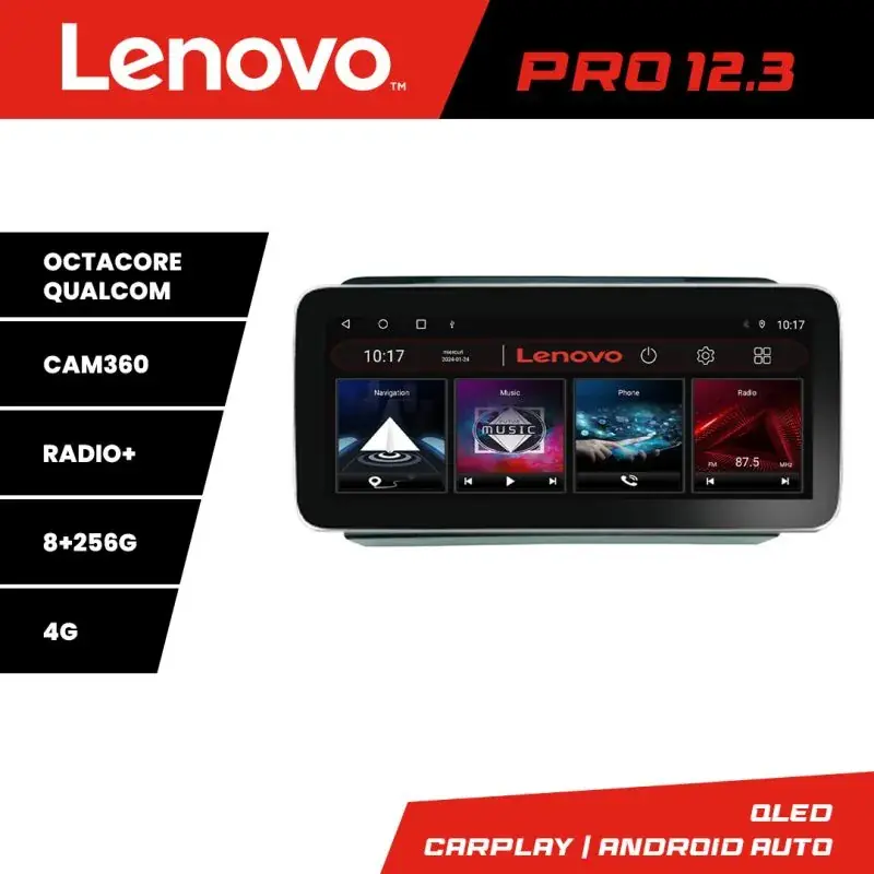 Ultima șansă Navigatie VW PQB K-vw Lenovo PRO 8+256 12.3 inch qled android 4G DSP gps internet  8Core v1