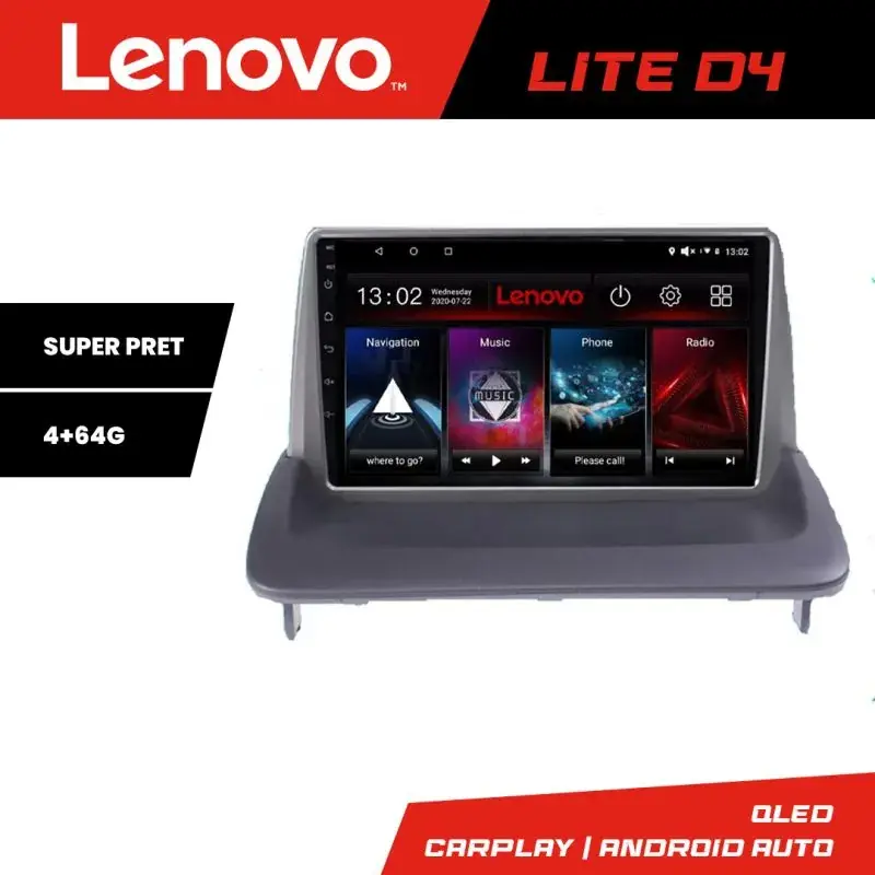 Super ofertă Navigatie Volvo C40 C30 S40 C70 V50 Lenovo Kit-C40 4+64 GB Android Waze USB Navigatie Internet Youtube Radio