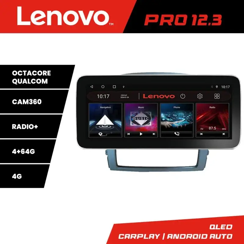Cumpără online Navigatie Kia Sorento 2006-2009 Lenovo PRO 4+64 12.3 inch qled android 4G DSP gps internet  Kit-sorento2002+EDT-E70