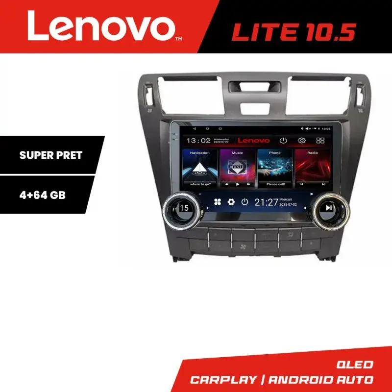 Ultima șansă Navigatie Lexus LS intre anii 2006-2010 Lenovo 8 core 4+64 10.5 inch Incell 1K android Wifi 5Ghz gps internet