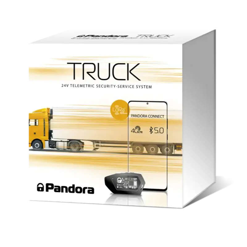 Sistem de alarma si securitate auto GMS/GPS Pandora Truck pentru camioane Plată securizată
