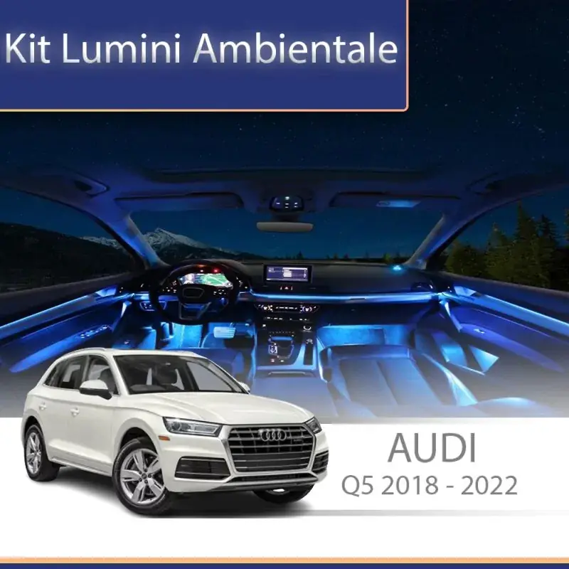 Chilipir Lumini ambientale  Audi Q5 2018-2022 set complet control telefon sau sistem original