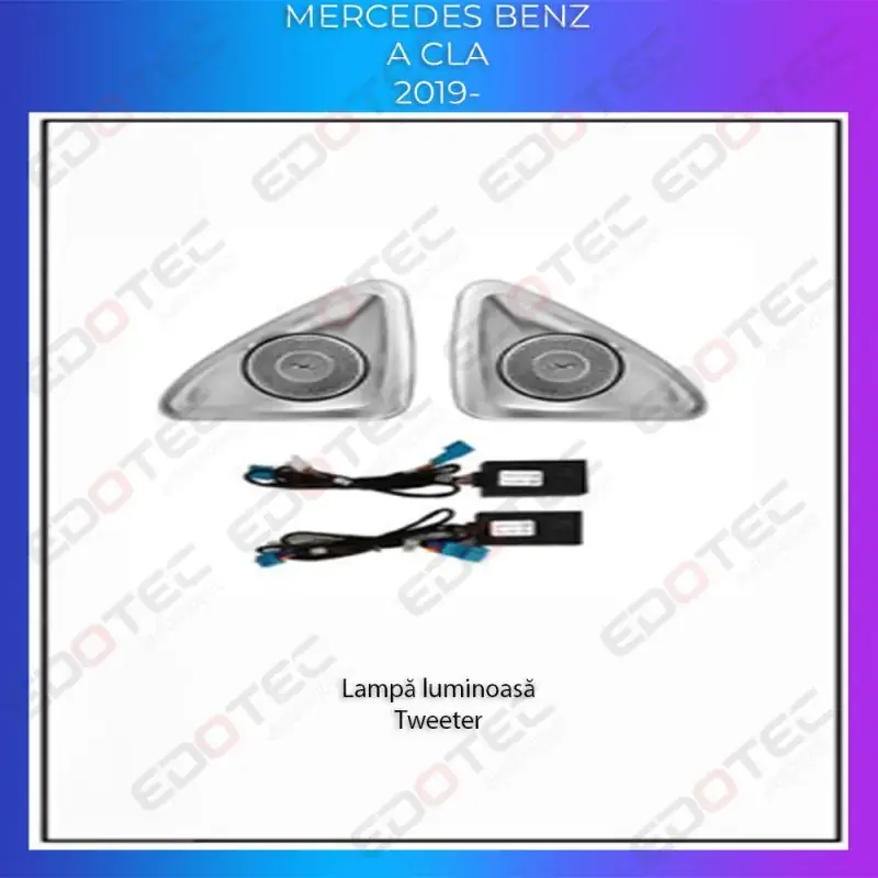 Cumpără online Lumini Ambientale difuzoare rotative stalpi Mercedes A W177 CLA W118 control pe sistemul original sau telefon