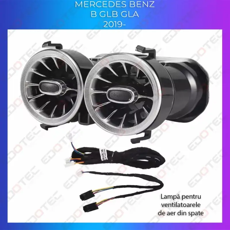 Preț mic Lumini Ambientale ventilatoare spate Mercedes B  GLB  GLA control pe sistemul original sau telefon