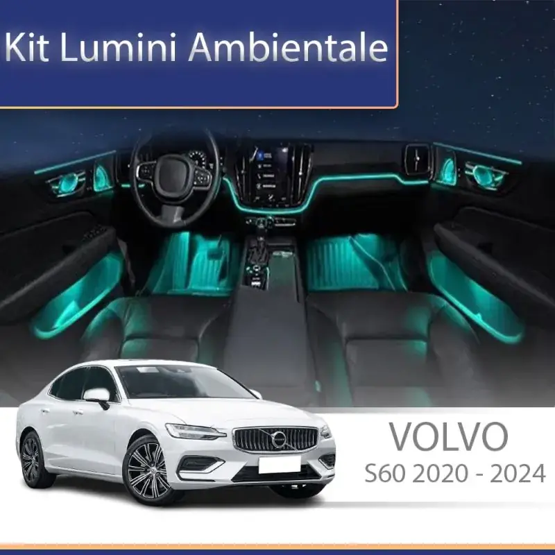 Cumpără online Lumini ambientale Volvo S60 2020-2022 set complet control telefon sau sistem original