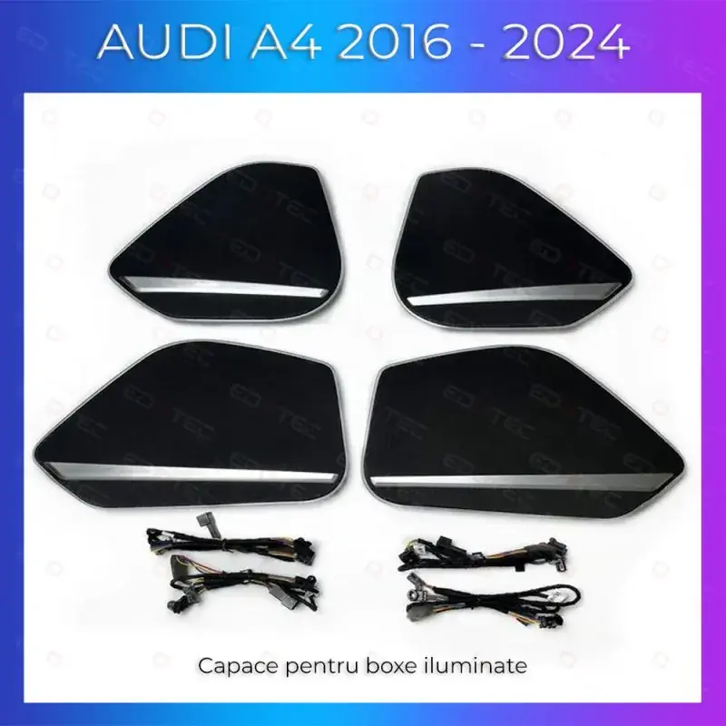 Calitate înaltă Lumini ambientale Audi A4 capace difuzoare iluminate control telefon sau sistem original