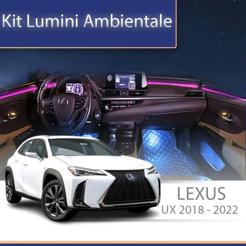 Reduceri Lumini ambientale Lexus UX 2018-2022 set complet control telefon sau sistem original