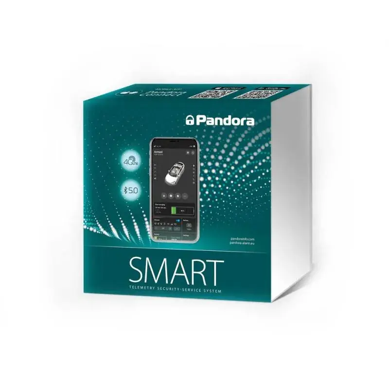 Pandora Smart V4 - alarma auto SMART cu GPS tracking, GSM, Bluetooth, conexiuni CAN, taguri de prezenta Expediere rapidă