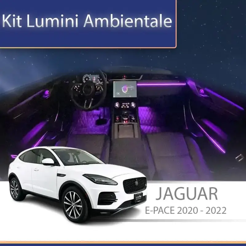 Super ofertă Lumini Ambientale Jaguar E-PACE 2020-2022 set complet control telefon sau sistem original