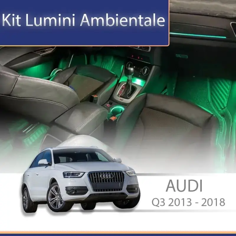 Chilipir Lumini ambientale Audi Q3 8U 2013-2018 set complet control telefon sau sistem original