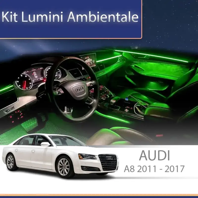 Discount Lumini ambientale Audi  A8 2011-2017 set complet control telefon sau sistem original