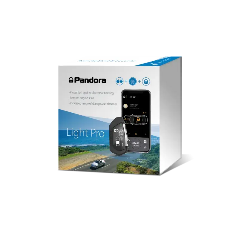 Pandora Light PRO V2 alarma auto cu Bluetooth si telecomada OLED 868Mhz Ieftin