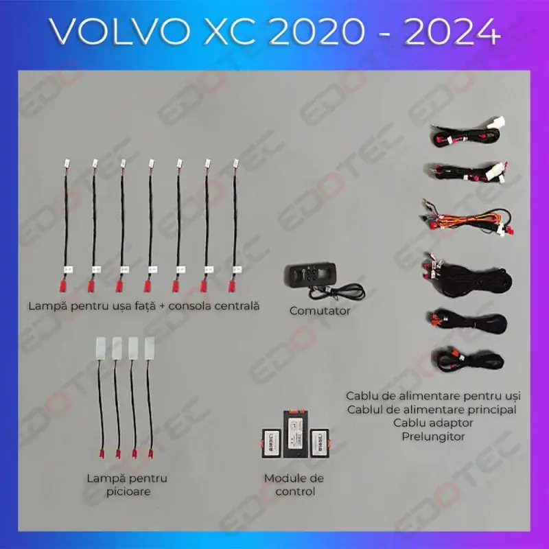 Reducere Lumini ambientale Volvo XC40 2020-2024 dedicat lampă pentru picioare șu uși control telefon sau sistem original