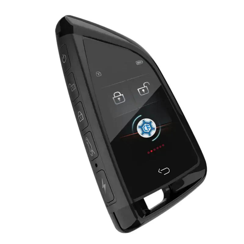 Popular Cheie smart BMW F style cu touchscreen keyless entry negru 568