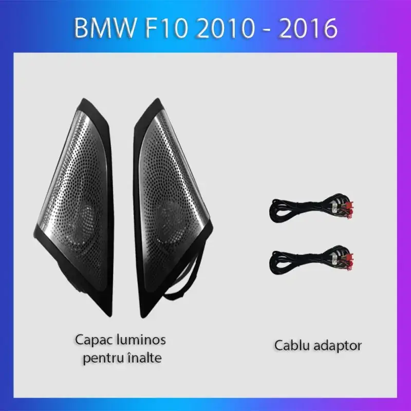 Preț redus Lumini Ambientale BMW Seria 5 2010-2016 dedicat difuzor înalte control telefon sau sistem original