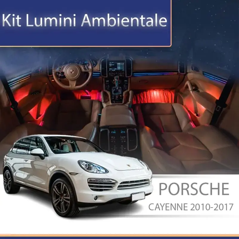 Preț promoțional Lumini ambientale Porsche 2010-2017 set complet control telefon sau sistem original