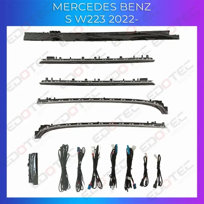 Ieftin Lumini ambientale Mercedes  set complet control telefon sau sistem original