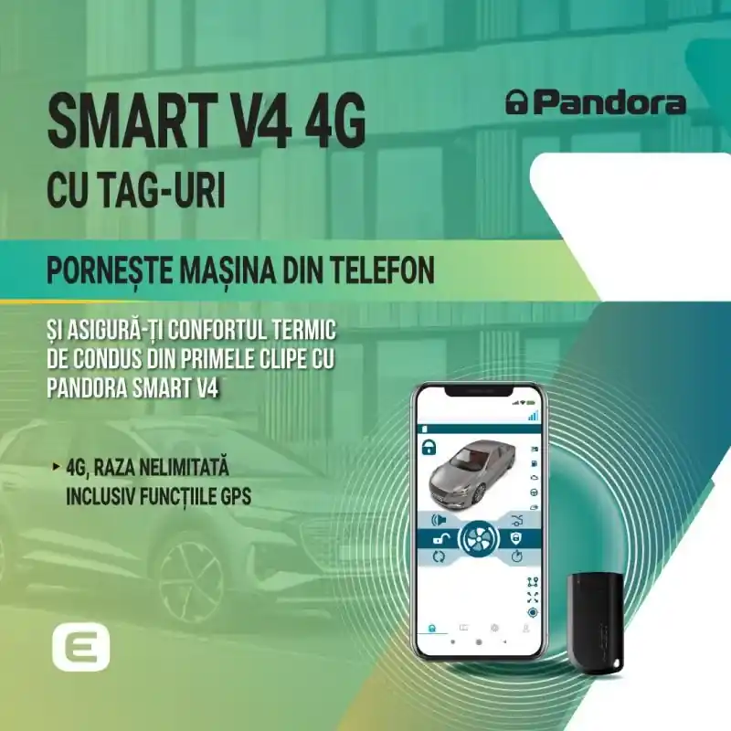 Reducere de preț Kit pornire motor VW New Beetle Toate, aplicatie telefon 4G, GPS (montaj inclus) - Pandora Smart v4 (cu tag)