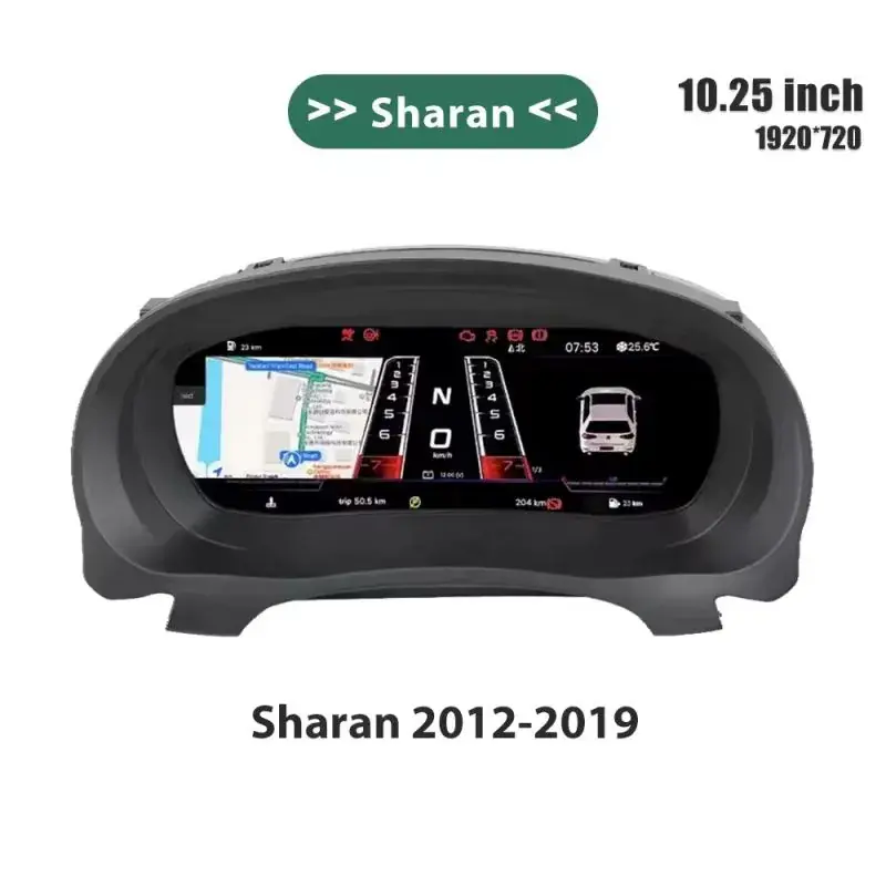Ceasuri electronice digitale FULL HD VW Sharan 2010-2019 Doar azi