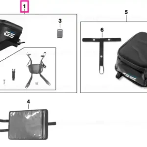 Ultima șansă Tank bag, large 11-15L - BMW Motorrad