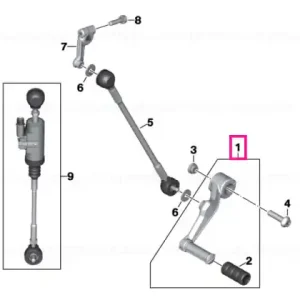 Vezi acum Pârghie schimbător viteze cu pedală - BMW Motorrad